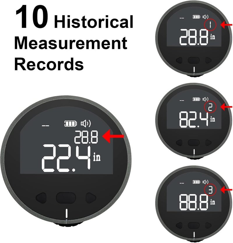 Digital Measuring Tape with LED Display, Digital Tape Measure with cm/ft/in, 3 Kinds of Measurement Units, for Body Measuring, Measures Body Part Circumferences and Flat Curved Round Surface Length - Image 4