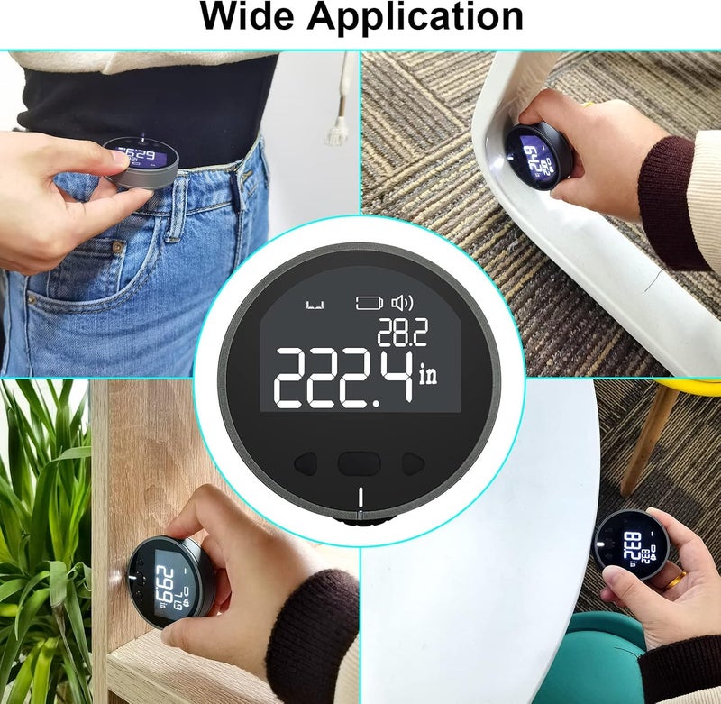 Digital Measuring Tape with LED Display, Digital Tape Measure with cm/ft/in, 3 Kinds of Measurement Units, for Body Measuring, Measures Body Part Circumferences and Flat Curved Round Surface Length - Image 3