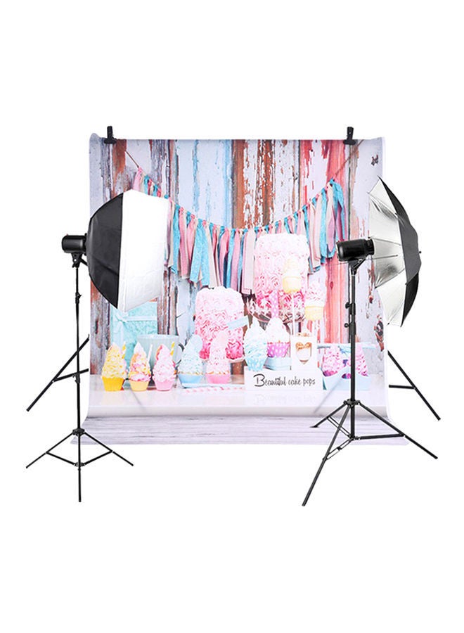 نيبمينينت خلفية تصوير مزينة بطبعة متعدد الألوان - Image 2