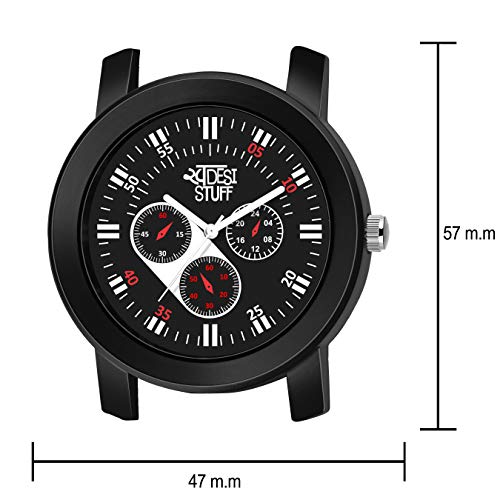SWADESI STUFF Analogue Black Dial Metal Strap Watch for Men and Boy - Image 4