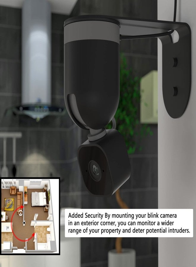 Zwolf Metal Wall Mount for Blink Mini Pan Tilt Camera, Provide Better Viewing Angles for Blink Mini Pan Tilt Mount - Image 5