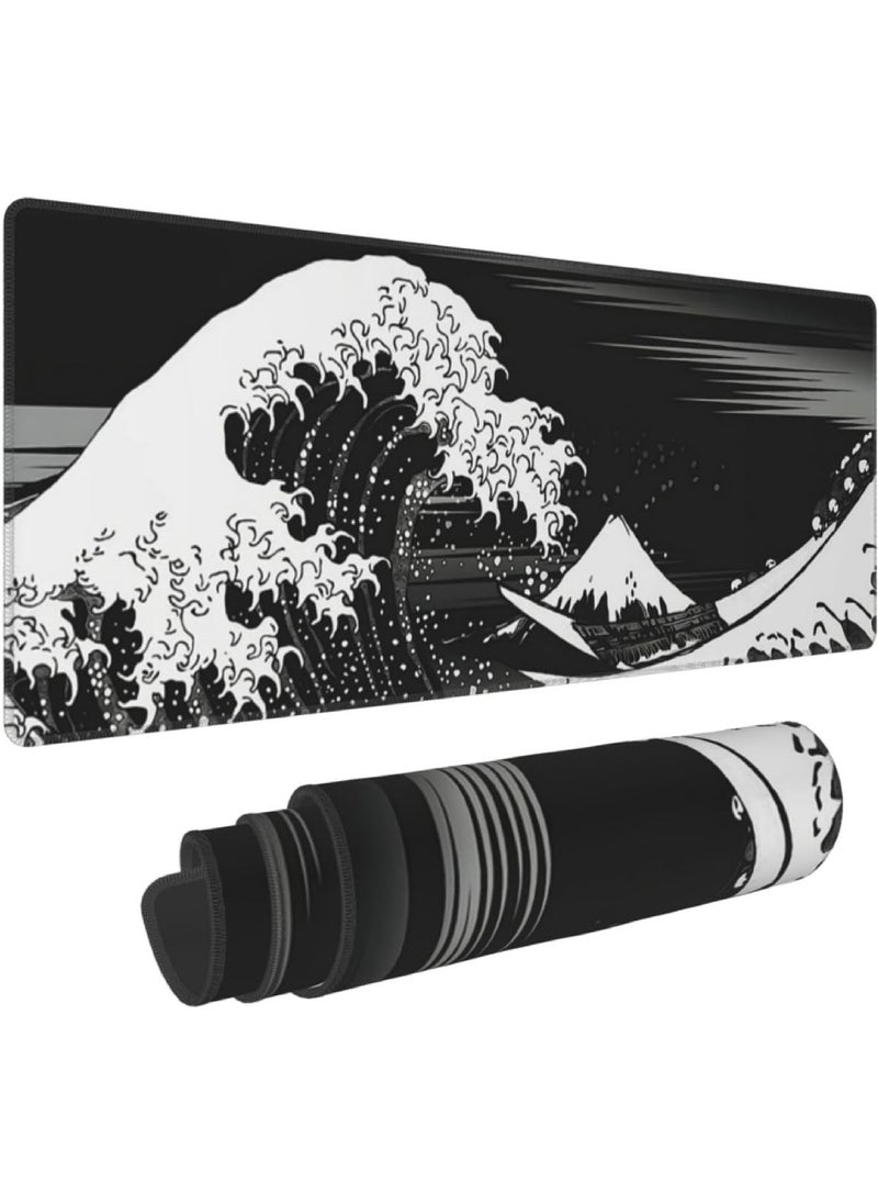 Rock Pow Large mouse pads extended gaming mouse pads comfortable and non-slip mouse pads no pressure for long-term use 800 * 300 * 3mm  - Image 1