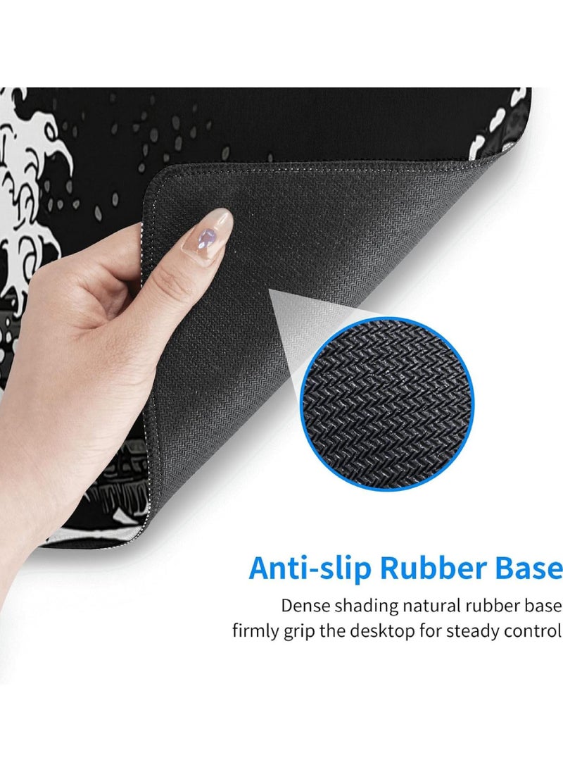 Rock Pow Large mouse pads extended gaming mouse pads comfortable and non-slip mouse pads no pressure for long-term use 800 * 300 * 3mm  - Image 4