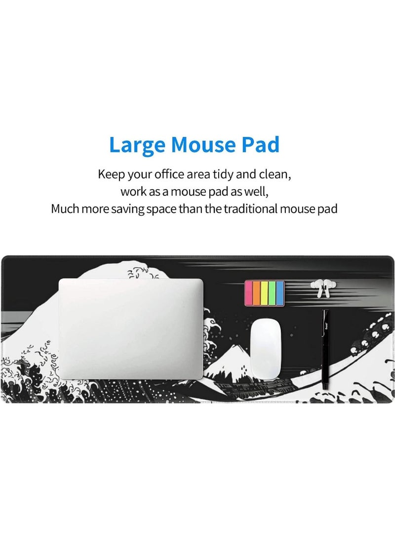 Rock Pow Large mouse pads extended gaming mouse pads comfortable and non-slip mouse pads no pressure for long-term use - Image 2