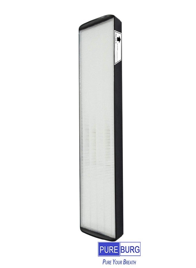 PUREBURG مجموعة فلاتر بديلة من بيوربيرغ 1183800 متوافقة مع جهاز تنقية الهواء البرجي الكبير من ويرلبول WPT80 (P/B) ويسبور، عبوة من قطعتين، فلتر H13 HEPA كربون نشط، ترشيح ثلاثي المراحل - Image 4