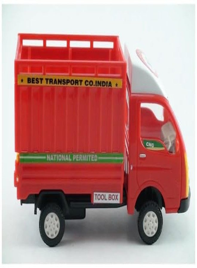 Sheel Combo of Panther Truck Container Fruit&Vegetable Truck & Ace CNG Cargo Pull Back Toy Color May Vary as per Availability - Multicolour - Image 4