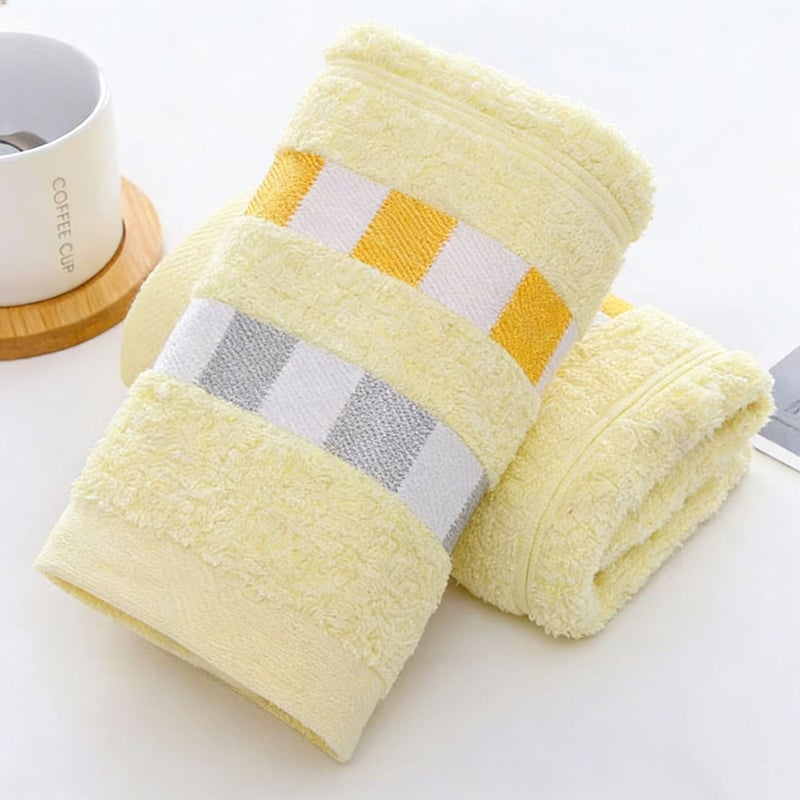 Soft Cotton Towel, Absorbent and Durable for Home  Use