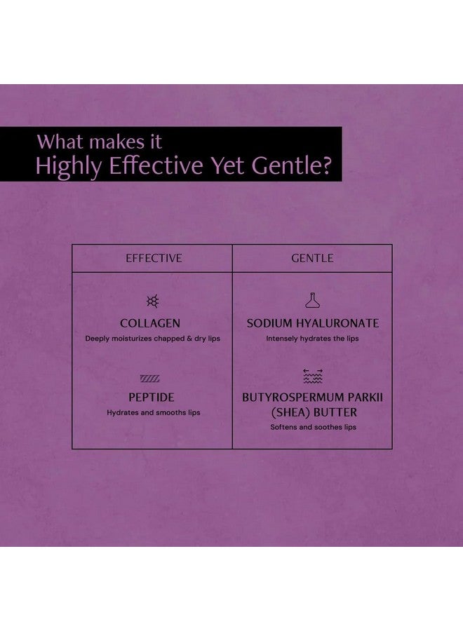 ديكونستركت قناع الشفاه | قناع النوم بالشفاه بالكولاجين والببتيد للشفاه الجافة | للنساء والرجال | 8 جرام - Image 2