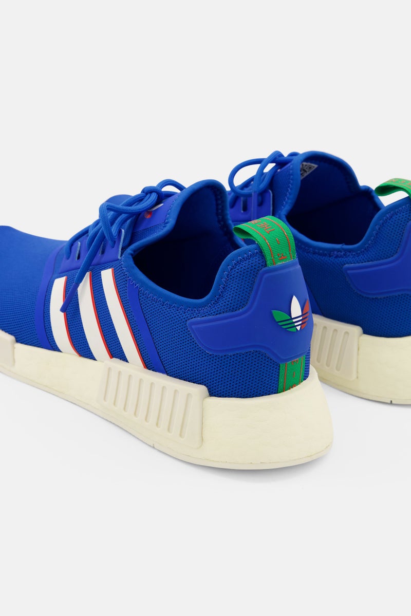 adidas Originals Men NMD_R1 Lace Up Outdoor Shoes, Blue Combo - Image 4