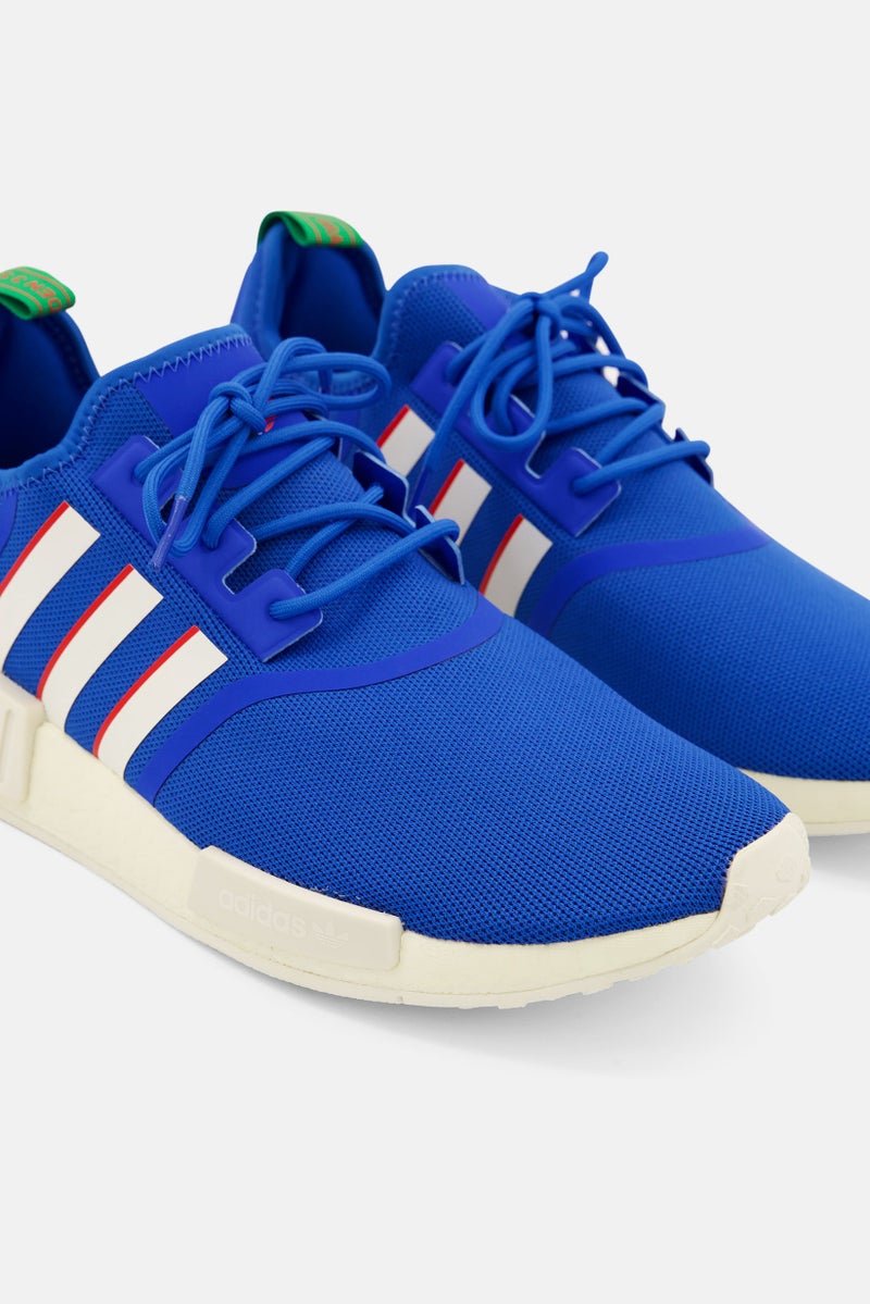 adidas Originals Men NMD_R1 Lace Up Outdoor Shoes, Blue Combo - Image 3