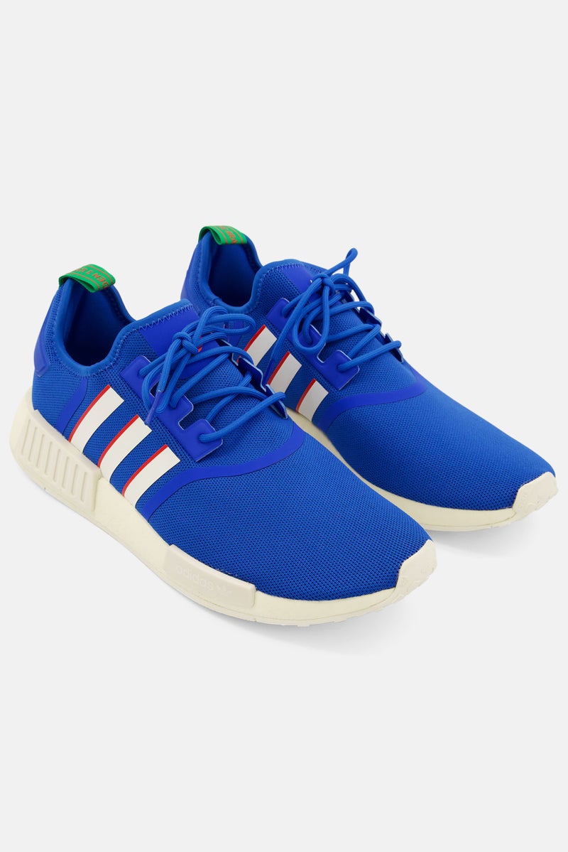 adidas Originals Men NMD_R1 Lace Up Outdoor Shoes, Blue Combo - Image 1