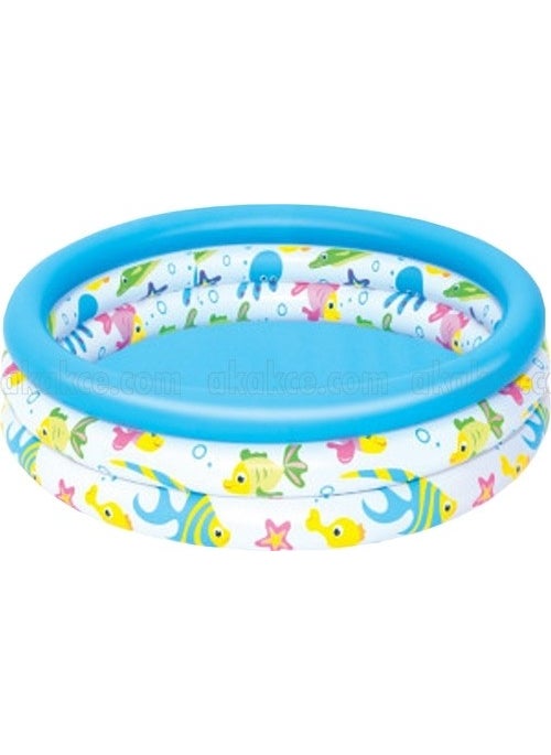 SOLE 51008 with Beach Ball, 3 Node Pattern Children's POOL, 102X25CM  - Image 2