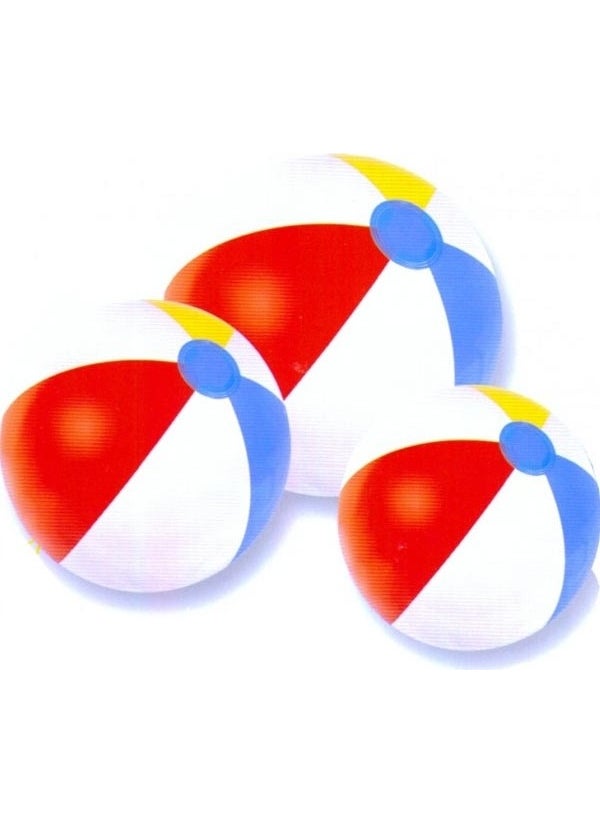 SOLE 51008 with Beach Ball, 3 Node Pattern Children's POOL, 102X25CM  - Image 4