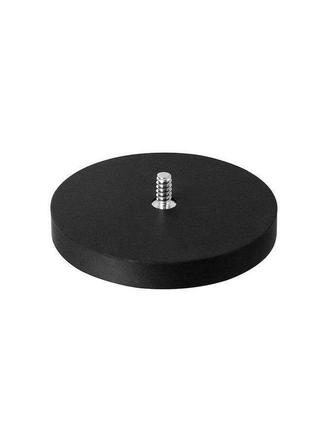 Arkon 88mm Diameter Round Heavy-Duty Magnetic Base with 1/4”-20 Camera Mounting Bolt Black Retail - Image 1