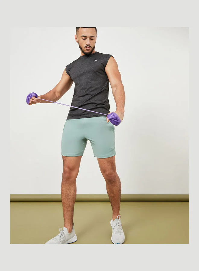 Styli Active Elastic Waistband Knit Short