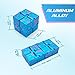 DOLASEV Weighted Metal Infinity Cube Fidget Toy Infinity Fidget Cube Toys for Boys Girls Adults Desk Fidgets for Adults Blue Pink - Image 4