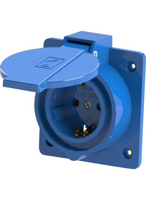 nead Rubber 1X16 A Machine Socket with Cover 