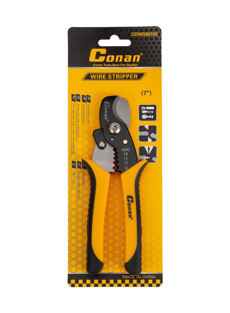 Conan 7" Wire Stripper – Multi-Function with Comfort Grip & Long Life – Model COWS08165 - Image 2