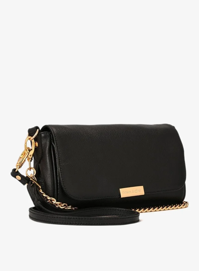 Black Baguette Bag