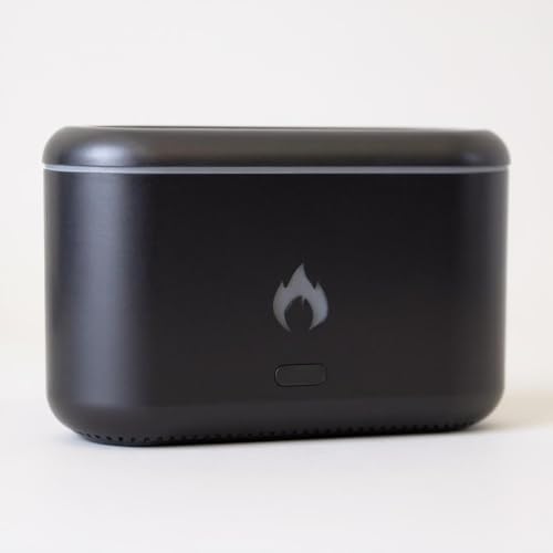 AURA DECOR AuraDecor Flame Humidifier, Portable Aromatherapy Diffuser Auto Shut-Off, Multifunctional for Home & Office (Jet Black) - Image 4