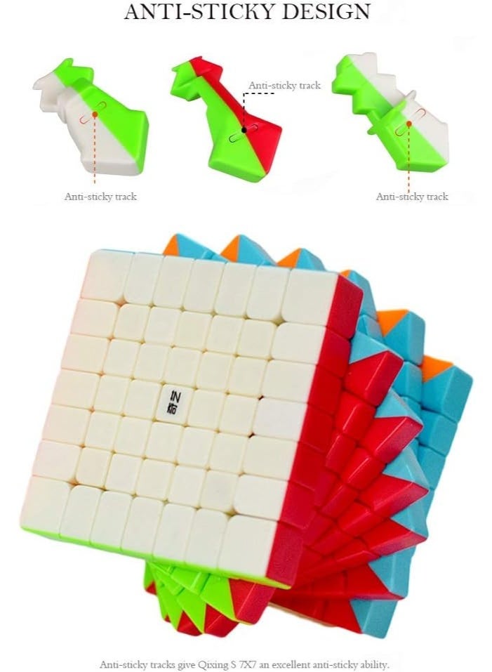 7x7 Cube Stickerless Qixing 7x7x7 Speed Cube Puzzle Gifts Toys(67mm) - Image 5