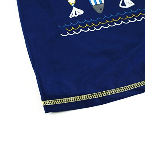 SINOLY Boys Two Piece Rash Guard Swimsuits Kids Long Sleeve Sunsuit Swimwear Sets 10T - Image 5