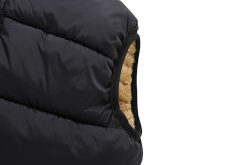 YAGATA Boys Vest Puffer Vest Kids Padded Puffer Vest with Removable Hood Black 2-3T 100 - Image 4