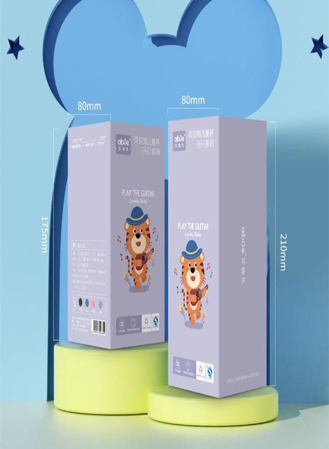 Mayatra's School Bottle for Kids - Anti Leak Kids Cartoon Water Bottle for Children - 400 ML Tritan Sipper Bottle for School Going Kids (Purple) - Image 3