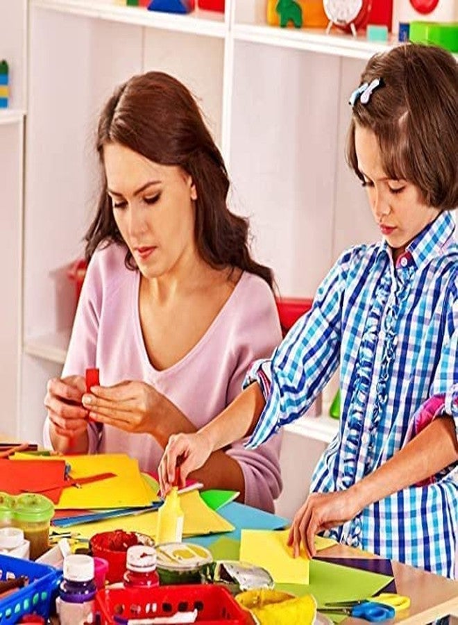 ECLET ورق أوريغامي نيون من إيكليت، 15 سم × 15 سم، عبوة من 100 ورقة (10 أوراق × 10 ألوان)، ألوان فلورية، ملون من الجهتين، مناسب للأوريغامي، وسجل القصاصات، والمشاريع الفنية. 168 - Image 5