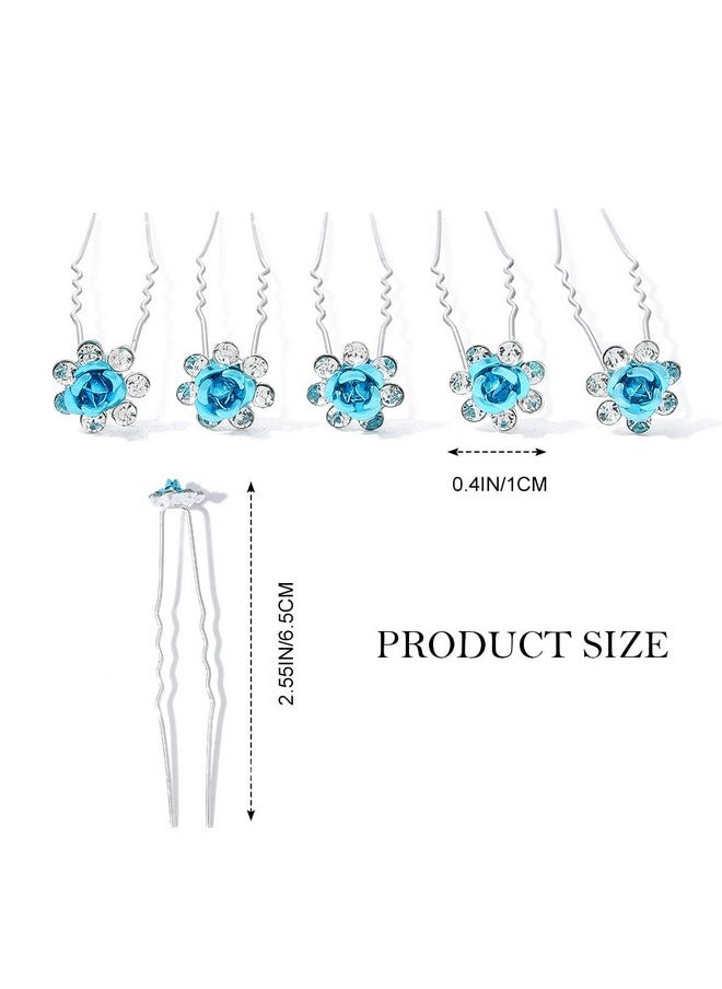 Flower Hair Clips Blue Flower Hair Pins Bridal Hair Pieces Hair Accessories For Women (Pack Of 5) - pzsku/Z17C7703FD0FD3F88F4A7Z/45/_/1733729839/430013ec-abd1-4280-b0ef-e6f4b00309bf