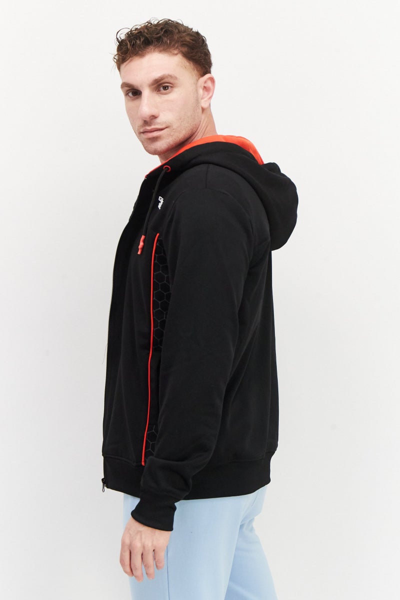 Gears of War Men Hooded Graphic Print Long Sleeves Sweatshirts, Black  - Image 2