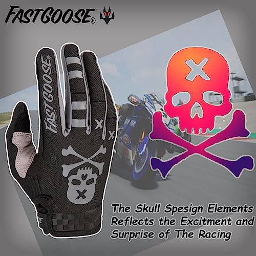 FASTGOOSE Dirt Bike Motorcycle Gloves - Motocross, Motorbike & ATV Off Road Racing Sports Cycling Glove - Image 4