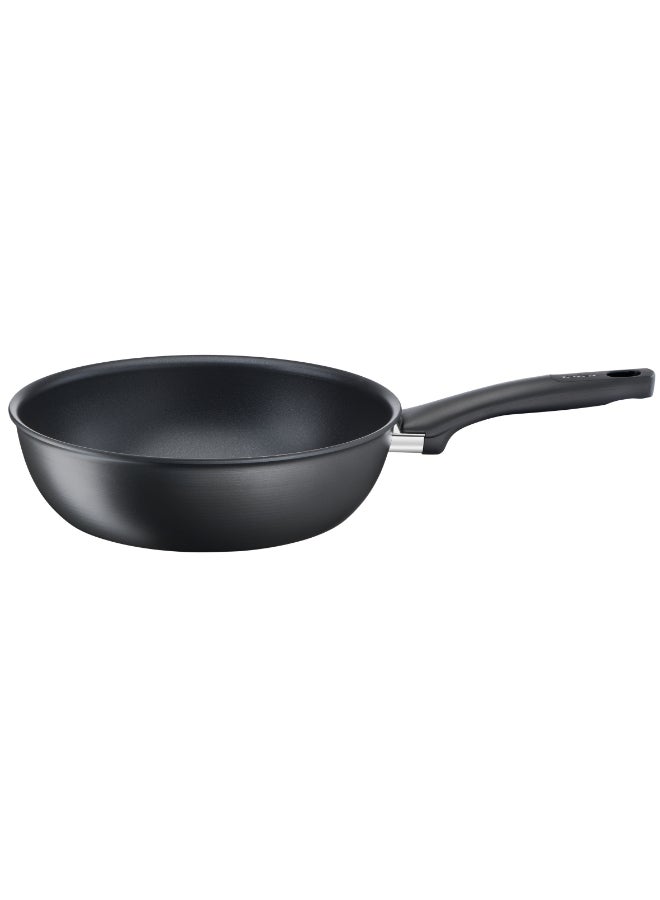 TEFAL Wok Pan | UNLIMITED Wok Frying Pan 28 cm | Scratch resistance | 100% safe non stick coating | Thermo signal™ | Perfect searing | Made in France | Induction | 2 Years Warranty | G2551902 Black - Image 5