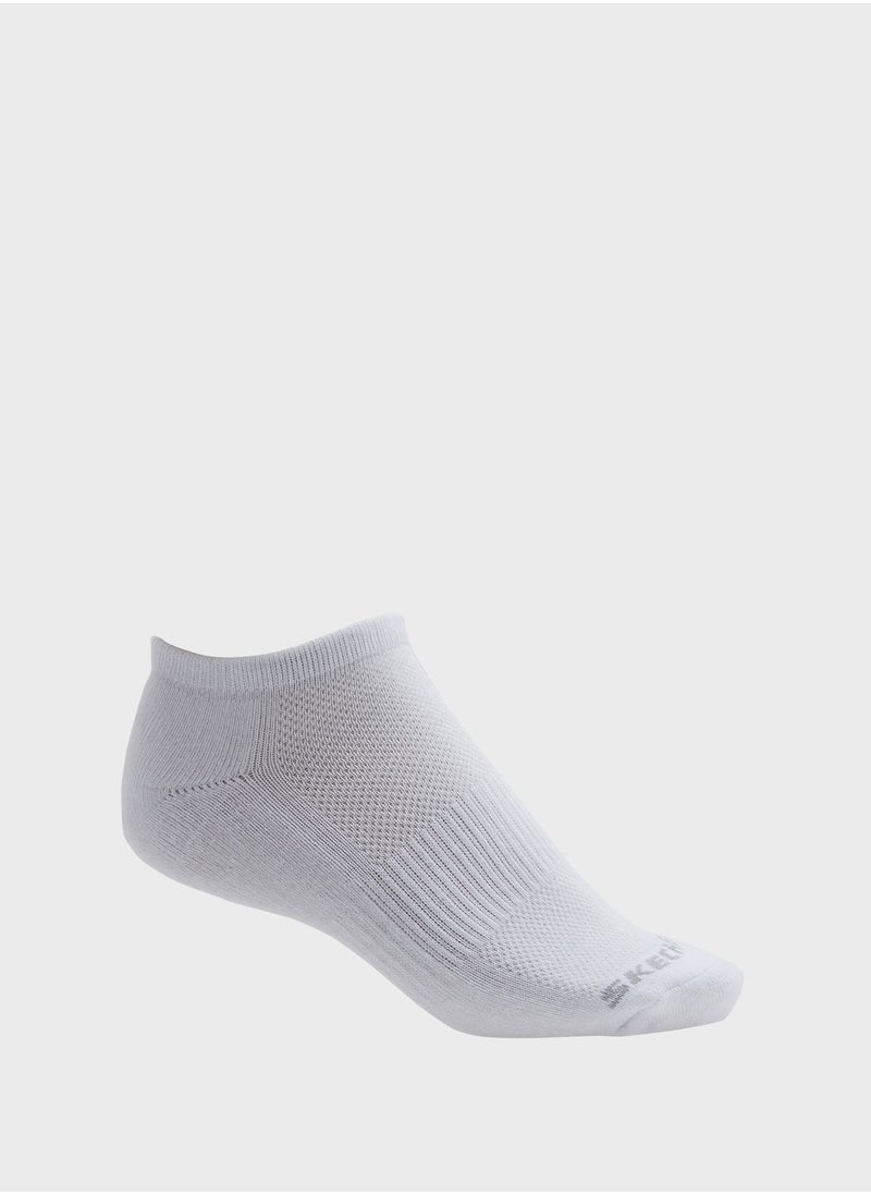 SKECHERS 3 Pack Terry No Show Socks  - Image 2