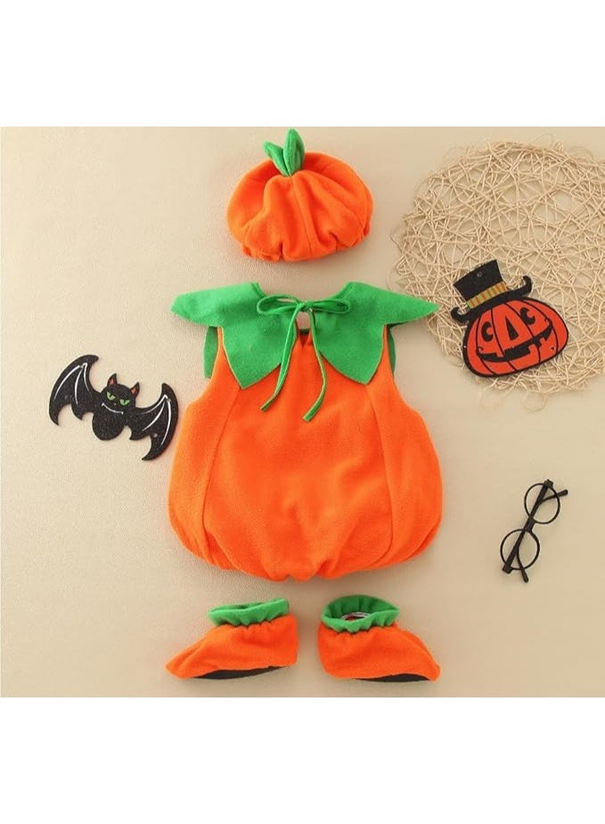 أجريون زي قرع للأطفال الرضع الصغار الأطفال، رومبر قرع للرضع محايد جنسياً مع قبعة قرع وجوارب للأولاد البنات - Image 5