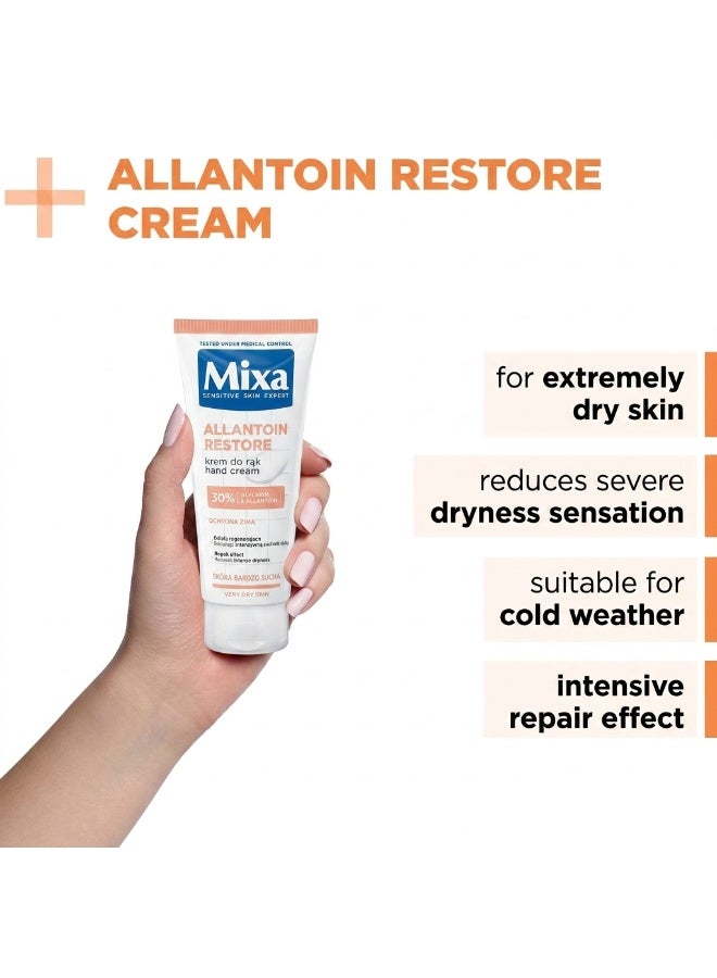 Mixa Hand Cream Allantoin Restore Intensive Care Dry Skin 100ml