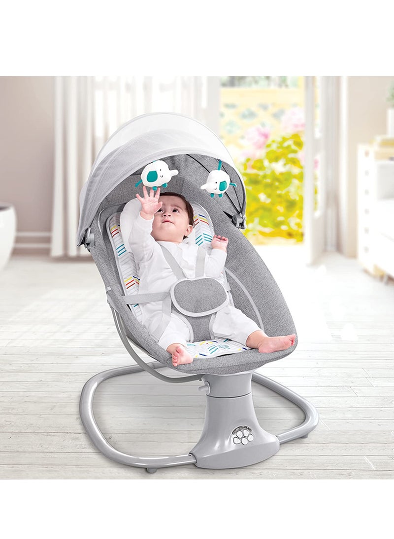 Mastela Mastela Baby Swing for Infants Rocking Chair with Remote Control 3-in-1 Adjustable backrest Baby Bouncer Electric Adjustable Rocking Chair  - Image 5