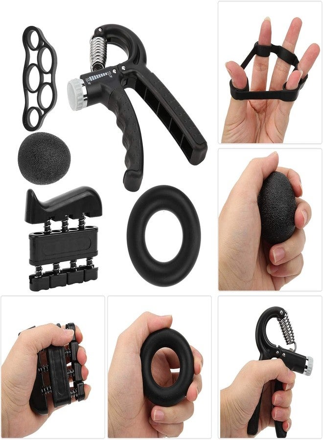 Stadash Adjustable Hand Grip Strengthener Set - Finger Exercise Power Hand Gripper Forearm Strengthener Wrist Workout Resistance Grip Trainer Non-Slip Gripper for Men Home & Gym Strength Training - Image 2