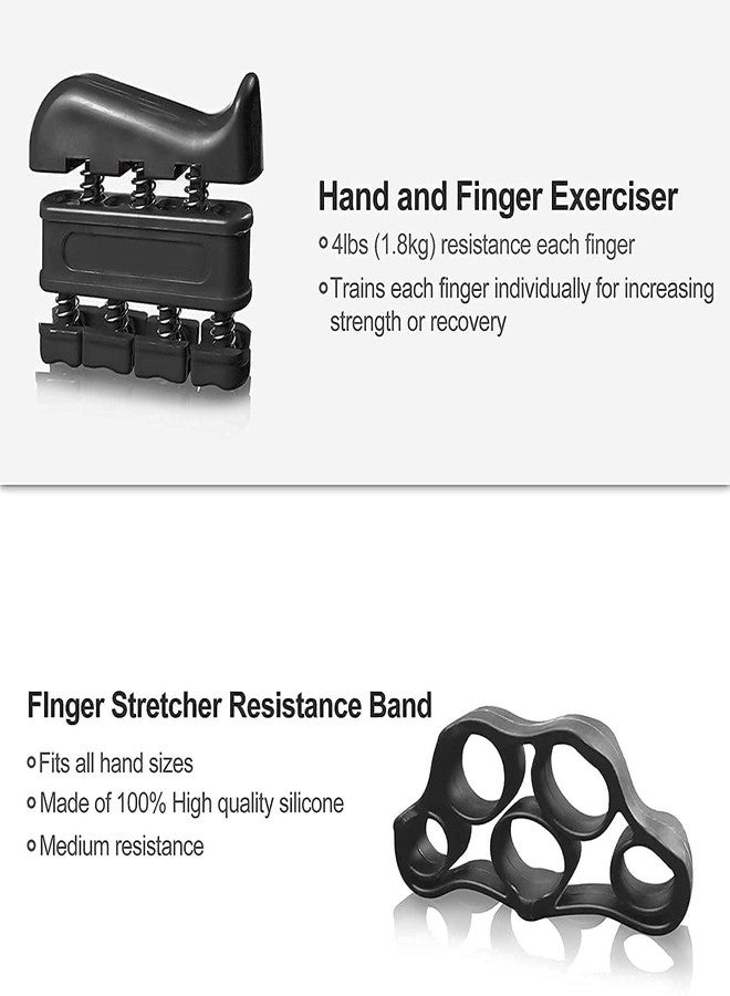 Stadash Adjustable Hand Grip Strengthener Set - Finger Exercise Power Hand Gripper Forearm Strengthener Wrist Workout Resistance Grip Trainer Non-Slip Gripper for Men Home & Gym Strength Training - Image 4