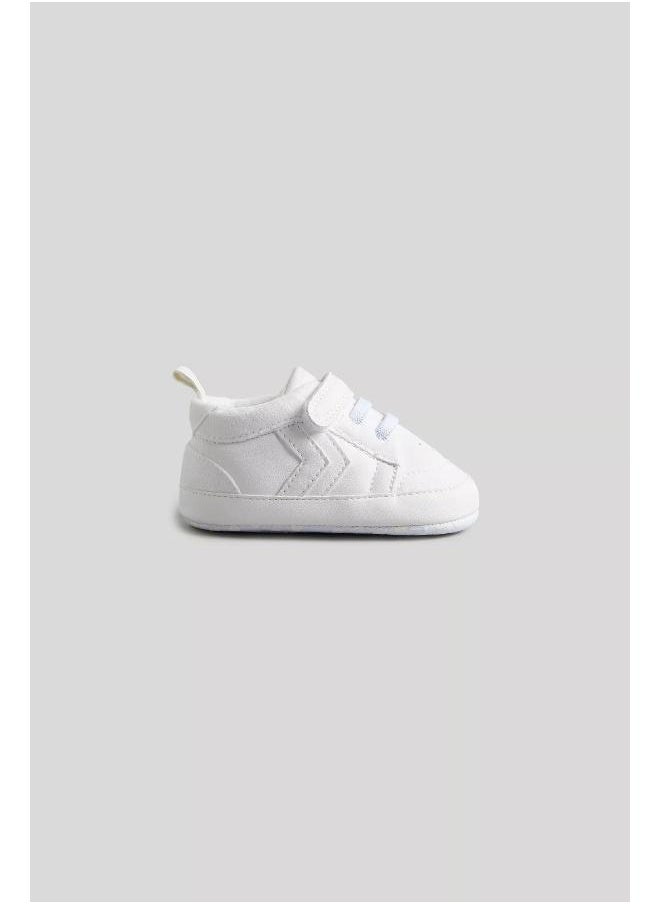 mothercare White and Grey Pram Trainers  - Image 2