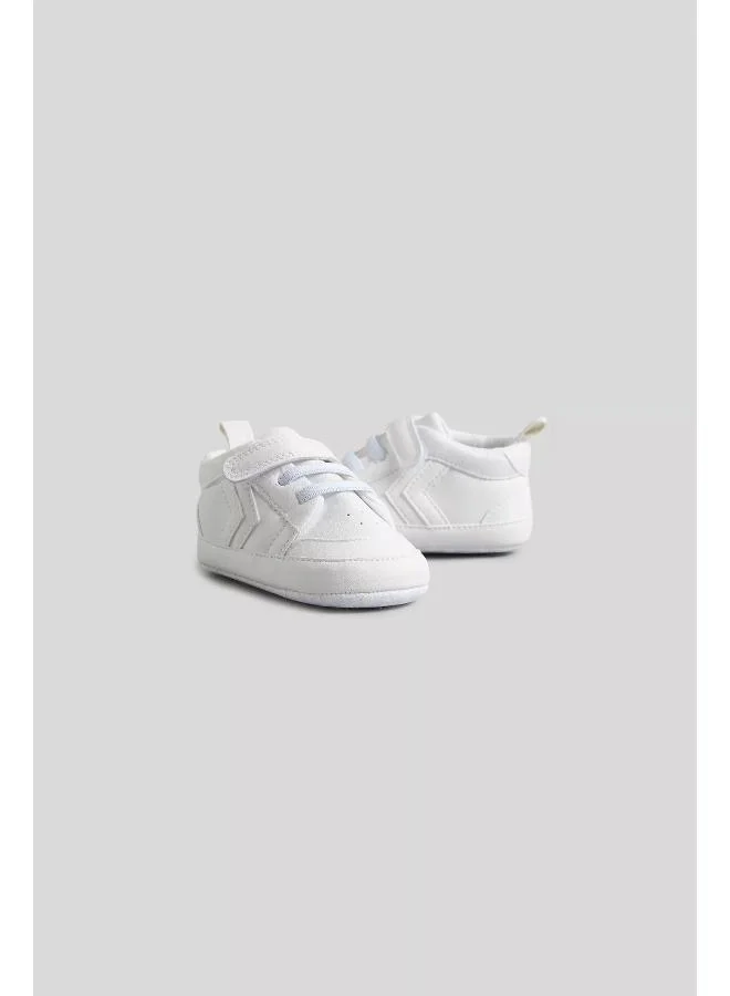 mothercare White and Grey Pram Trainers