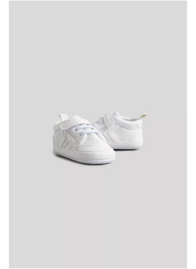 mothercare White and Grey Pram Trainers  - Image 5
