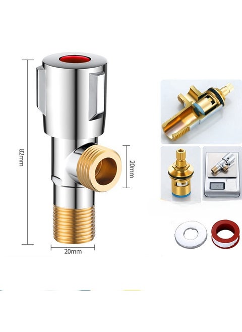 Copper Triangle Valve With Thickened 4-Point Angle Calve