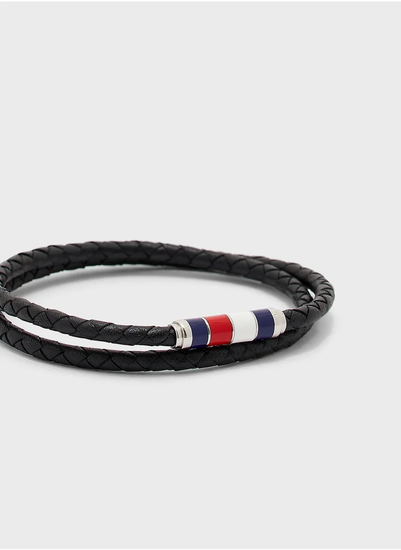 TOMMY HILFIGER Braided Multilayer Bracelet