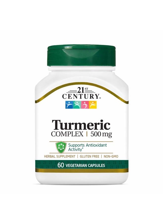 21st Century Turmeric Complex Vegetarian Capsules, 60 Count - Image 1