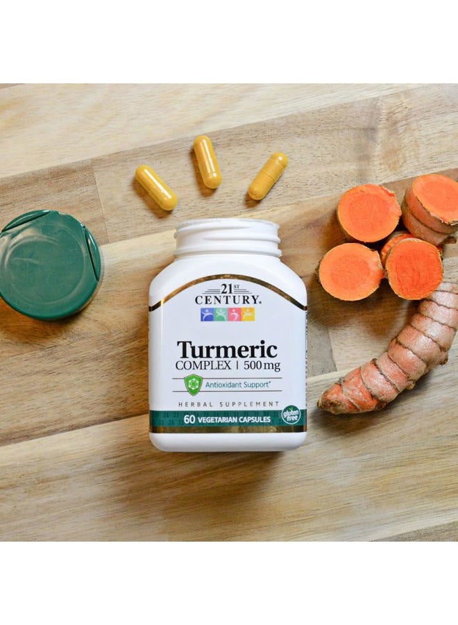 21st Century Turmeric Complex Vegetarian Capsules, 60 Count - Image 4
