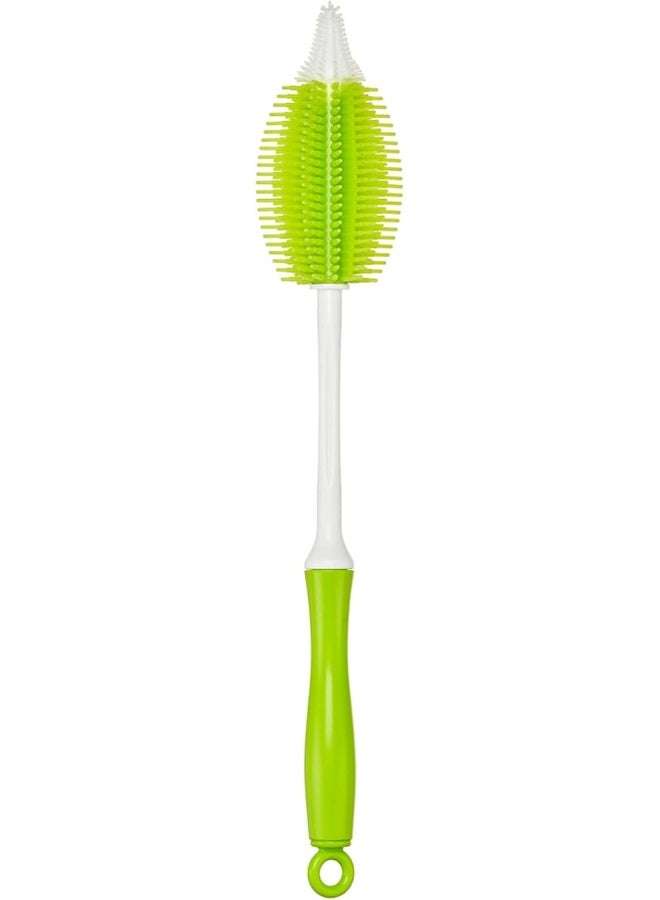 Innobaby 2-in-1 Silicone Bottle Brush, Green - Image 2