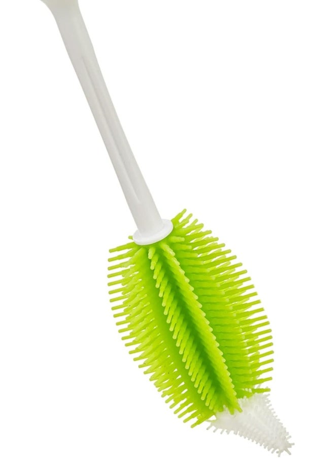 Innobaby 2-in-1 Silicone Bottle Brush, Green - Image 3