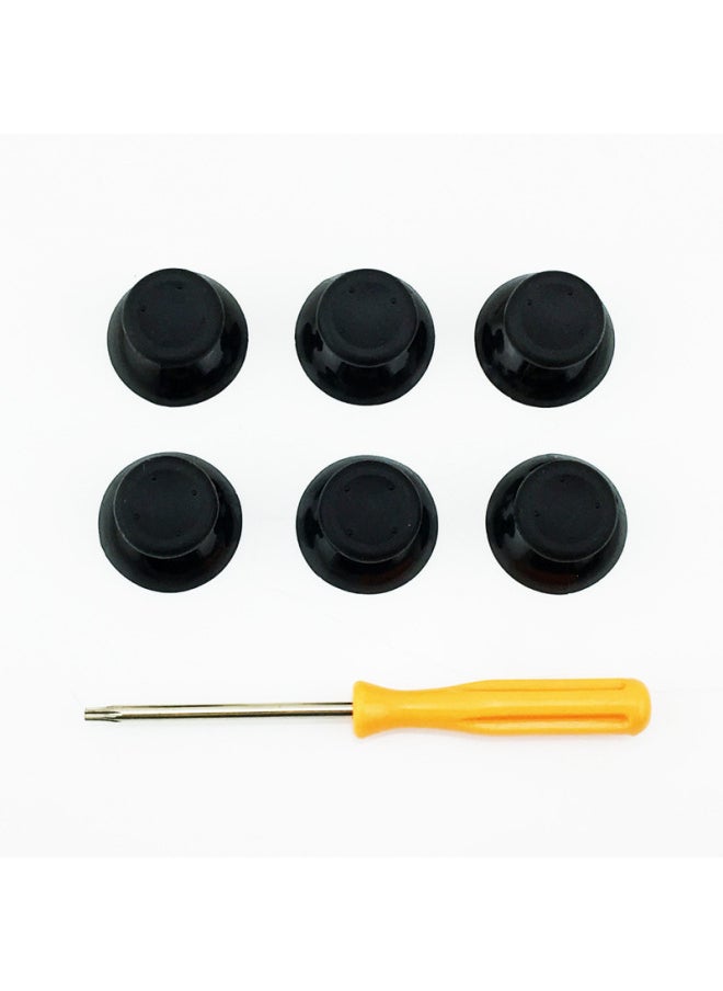 General Spot XBOX 360 Gamepad Rocker Cap 3D Rocker Mushroom Head 360 Handle Mushroom Head Repair Accessories-Product Color:Black Mushroom Head 6 + T8 Screwdriver 1  - Image 4