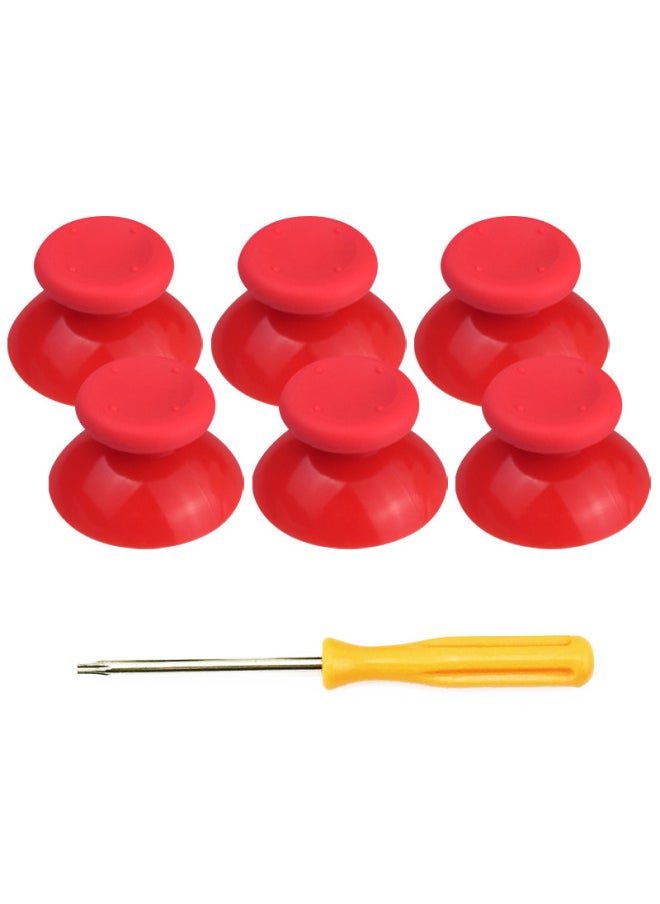 General Spot XBOX 360 Gamepad Rocker Cap 3D Rocker Mushroom Head 360 Handle Mushroom Head Repair Accessories-Product Color:Black Mushroom Head 6 + T8 Screwdriver 1  - Image 5